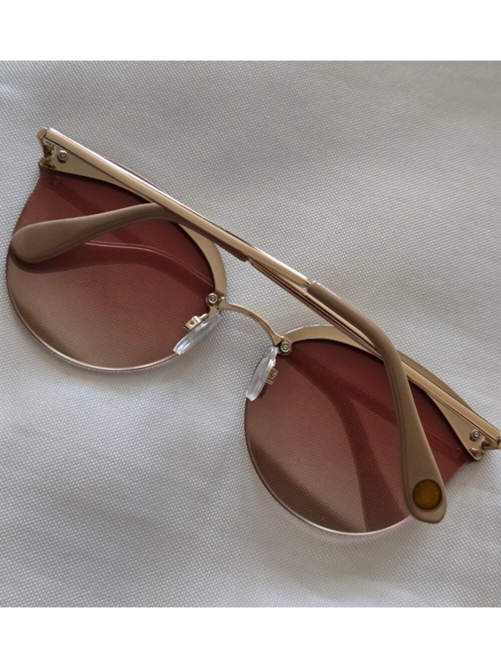 BCBGeneration Rimless Cat Eye Sunglasses - Picture 4 of 8